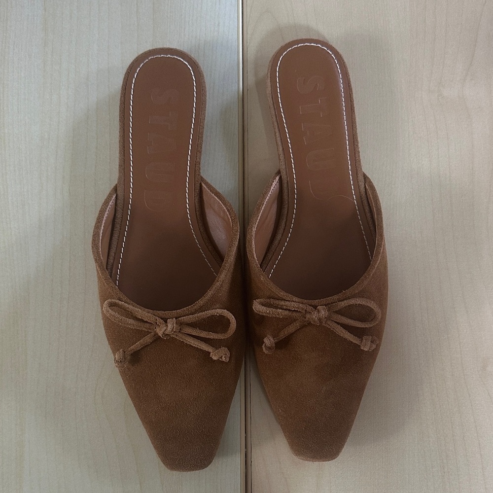 STAUD Brown Mules